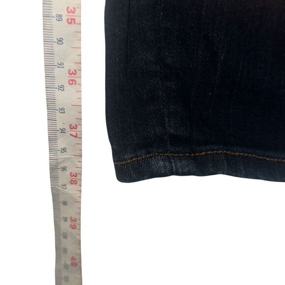 American Eagle Dark Wash Mid Rise Super Stretch Denim Jegging Ladies Size 4 - Picture 10 of 12